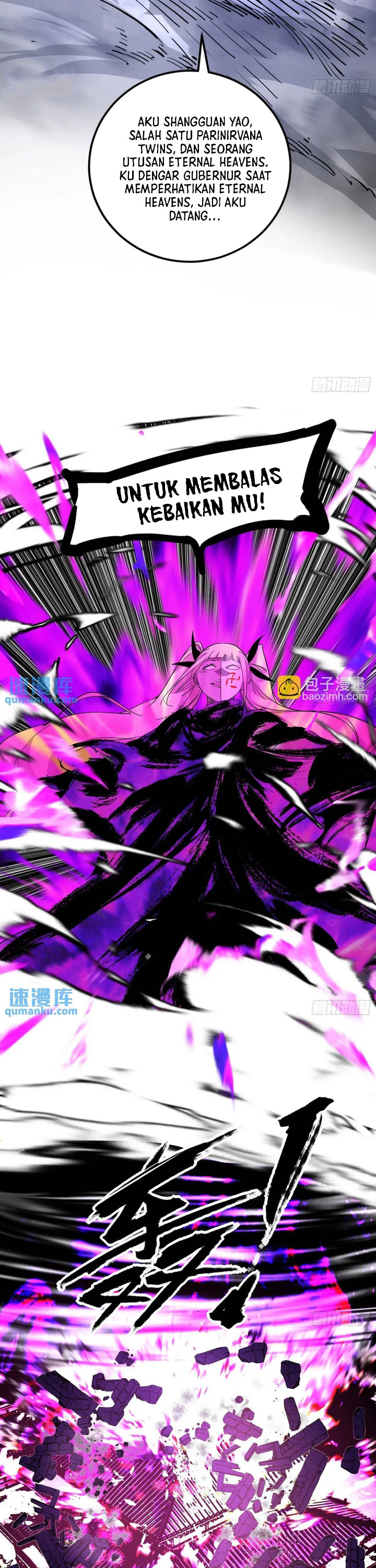 I’m An Evil God Chapter 407 Bahasa Indonesia